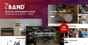 7Band – Musical Instruments Shop Shopify Theme