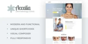 Accalia – Dermatology Clinic & Cosmetology Center Medical WordPress Theme