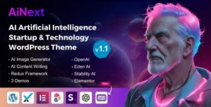 AiNext – AI Agency & Startup WordPress Theme