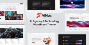 Ainus  – AI Agency & Technology WordPress Theme