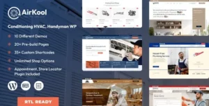Air Kool  – Conditioning HVAC, Handyman WordPress