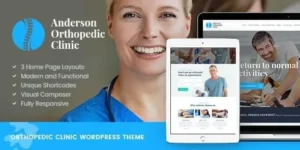 Anderson  – Orthopedic Clinic & Medical Center WordPress Theme