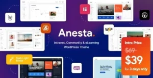 Anesta  – Intranet, Extranet, Community and BuddyPress WordPress Theme