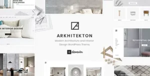 Arkhitekton  – Modern Architecture and Interior Design WordPress Theme