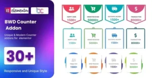 BWD Counter  – Addon for Elementor