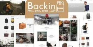 Backin – Bags And Backpack Modern Shopify Theme