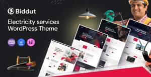 Biddut  – Electricity Services WordPress Theme