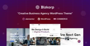 Bizkorp – Creative Business Agency WordPress Theme