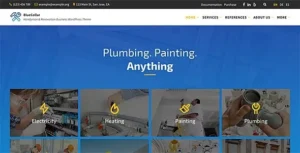 BlueCollar  – Handyman & Renovation Business WordPress Theme