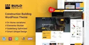 Buildbench – Construction Building WordPress Theme