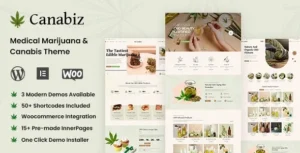 Canabiz – Weed Medical Marijuana, Cannabis Shop Theme