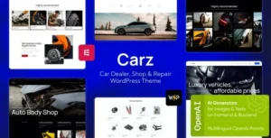 Carz  – Car Dealer, Shop & Repair WordPress Theme