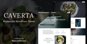 Caverta – Fine Dining Restaurant WordPress Theme