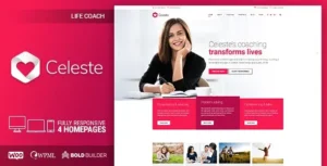 Celeste – Life Coach & Therapist WordPress Theme