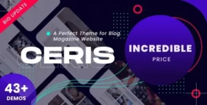 Ceris – Magazine & Blog WordPress Theme