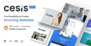 Cesis  – Responsive Multi-Purpose WordPress Theme