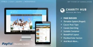 Charity Hub  – Nonprofit Fundraising WordPress Theme