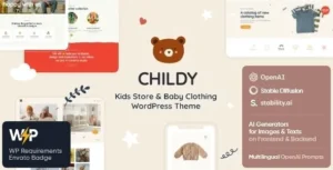 Childy – Kids Store & Baby Clothing WordPress Theme
