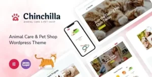Chinchilla – Animal Care & Pet Shop WordPress Theme