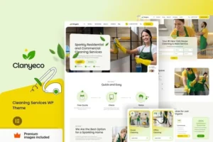 ClanyEco – Cleaning Services WordPress Theme