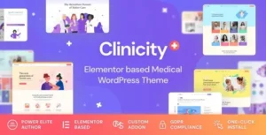 Clinicity  – Health & Medical Elementor Theme