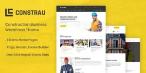 Constrau- Construction Business WordPress Theme