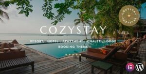CozyStay Hotel Booking WordPress Theme