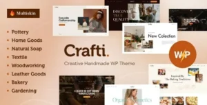 Crafti – Creative Handmade WordPress Theme