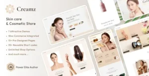 Creamz- Beauty Salon & Spa WooCommerce