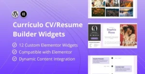 Curriculo – CV/Resume Builder Elementor Widgets