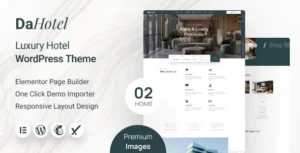 Dahotel- Luxury Hotel WordPress Theme