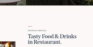 Deliciosa  – Restaurant, Cafe & Bar WordPress Theme