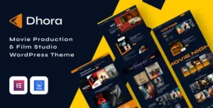 Dhora  – Movie Production & Film Studio WordPress Theme