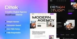 Ditek  – Digital Agency Creative Portfolio WordPress Theme