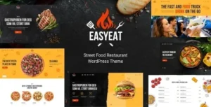EasyEat  – Street Food Restaurant WordPress Theme