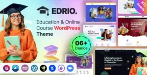 Edrio – Education & Online Course WordPress Theme
