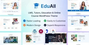 EduAll – Education LMS Tutors & Course WordPress
