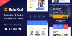 Edukul  – Online Courses WordPress Theme
