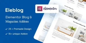 Eleblog  – Elementor Magazine and Blog Addons