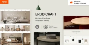 ErgoCraft  – Furniture Shop WordPress Theme