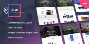Event EM4U – Multiple Event Booking Conference Ticket WordPress Theme