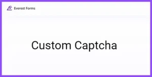 Everest Forms Custom Captcha