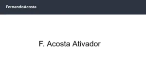 Fernando Acosta Activator