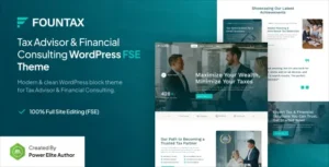 Fountax – Tax Advisor & Financial Consulting FSE WordPress Theme
