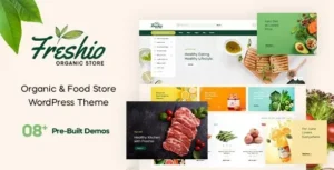 Freshio  – Organic & Food Store WordPress Theme