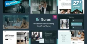 Gurus  – Business Consulting WordPress Theme