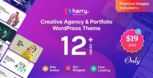Harry- Creative Agency & Portfolio WordPress Theme
