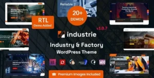 Industrie  Factory & Industry WordPress Theme
