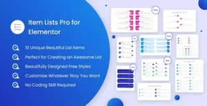 Item Lists Pro for Elementor