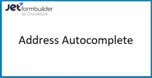 JetFormBuilder Address Autocomplete